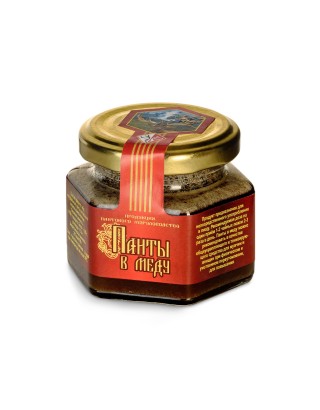 Панты в меду с измельченными пантами (105/230 гр.)